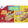 Golden Grahams Lucky Charms Breakfast Cereal Treat Bars Variety Pack, 28 Ct