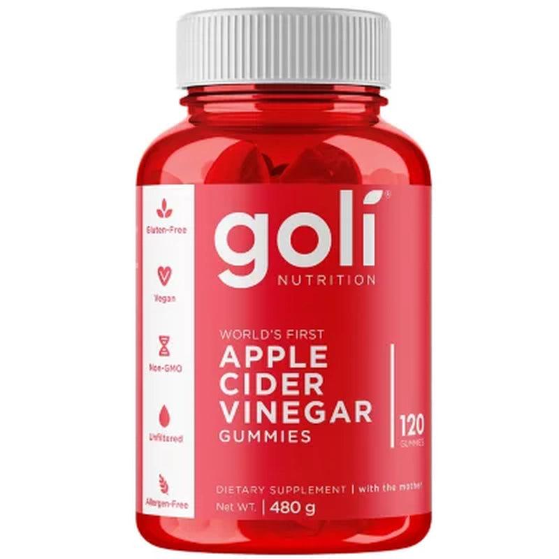 Goli Apple Cider Vinegar Gummies (120 Ct.)