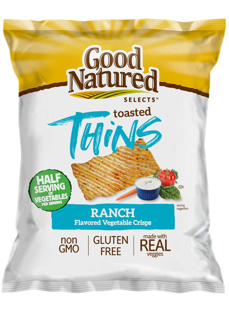 Good Natured Selects Gluten Free Vegetable Ranch Baked Crisps (6.0 Oz, 4 Bags)