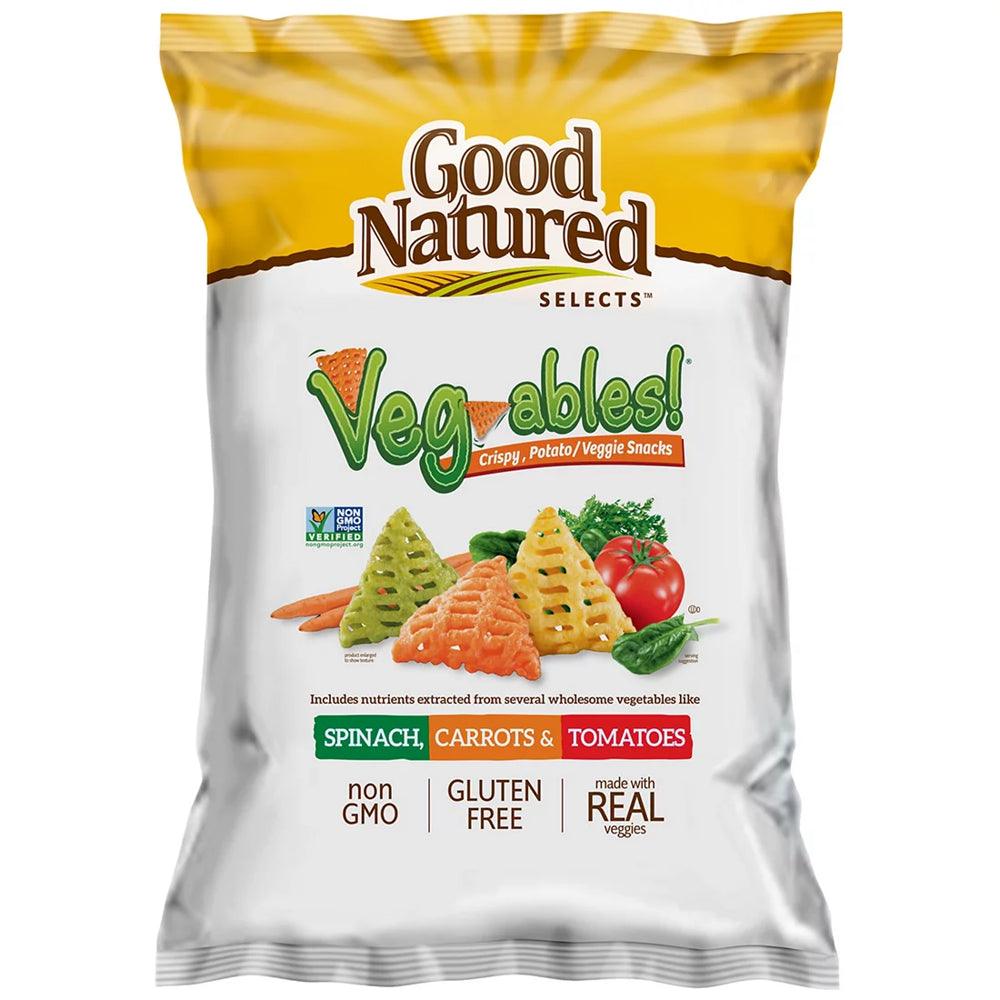 Good Natured Selects Veg-Ables! Crispy Potato/Veggie Snacks, 3-Pack 4.5 Oz. Bags