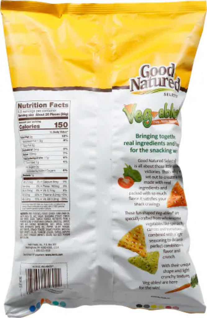 Good Natured Selects Veg-Ables! Crispy Potato/Veggie Snacks, 3-Pack 4.5 Oz. Bags