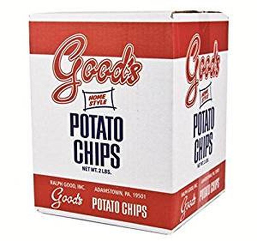 Good'S Home-Style Red Bag Potato Chips -One 2 Lb. Box