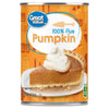 Great Value 100% Pure Pumpkin, 15 Oz