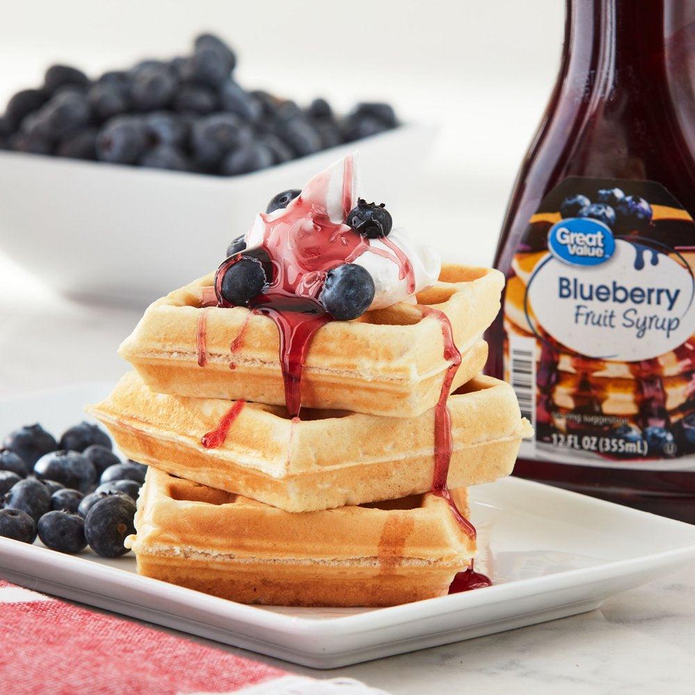 Great Value Blueberry Fruit Syrup, 12 Fl Oz