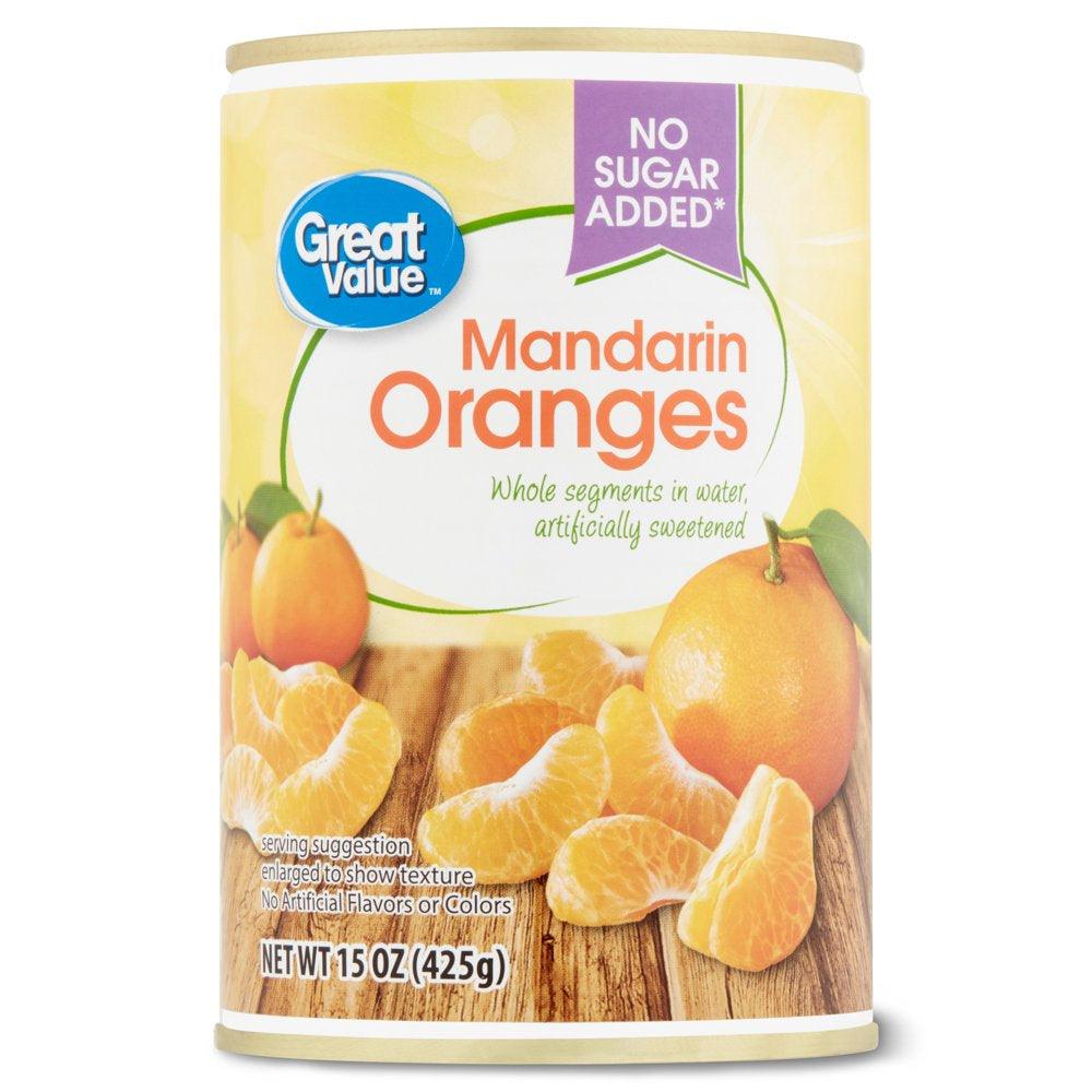 Great Value Canned Mandarin Oranges, 15 Oz