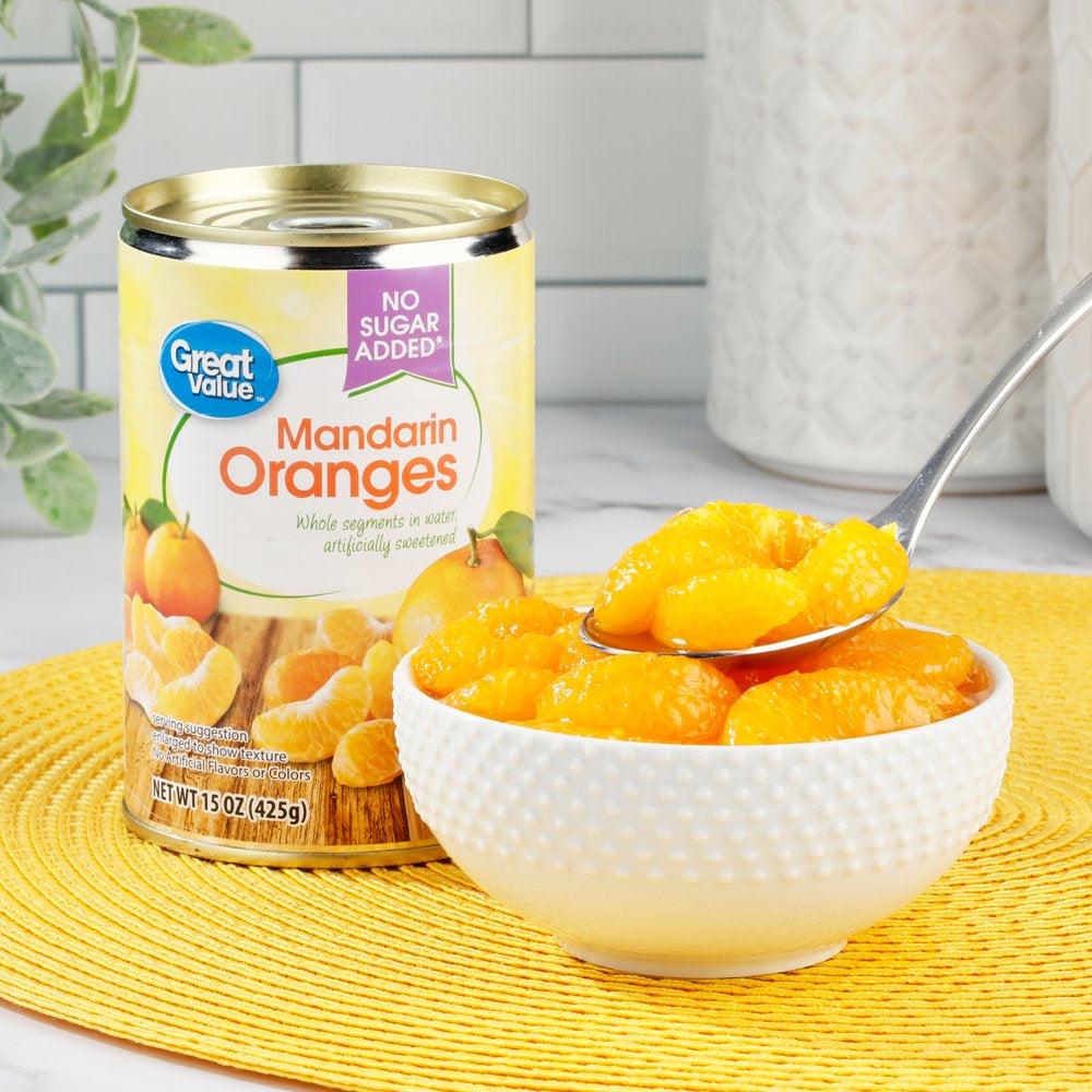 Great Value Canned Mandarin Oranges, 15 Oz