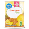 Great Value Canned Pineapple Tidbits, 20 Oz