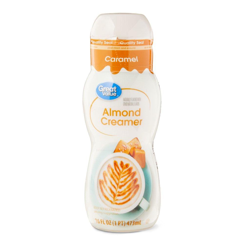 Great Value Caramel Almond Coffee Creamer, 16 Fl Oz