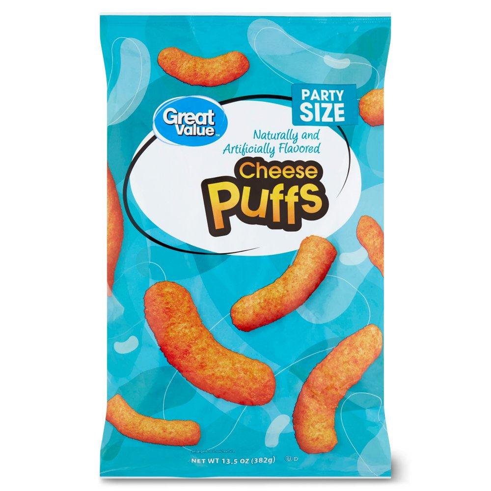 Great Value Cheese Puffs, 13.5 Oz