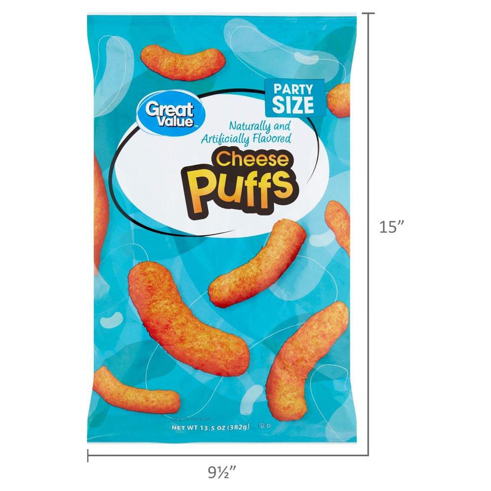 Great Value Cheese Puffs, 13.5 Oz