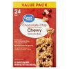 Great Value Chewy Chocolate Chunk Granola Bars, Value Pack, 20.3 Oz, 24 Count