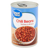 Great Value Chili Beans, 15.5 Oz Can