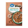 Great Value Cinnamon Mini Donut Breakfast Cereal, 16.5 Oz