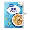 Great Value Crisp Rice Breakfast Cereal, 24 Oz