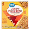 Great Value Energy Bars, Crunchy Peanut Butter, 6 Count