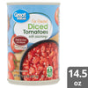 Great Value Fire Roasted Diced Tomatoes, 14.5 Oz