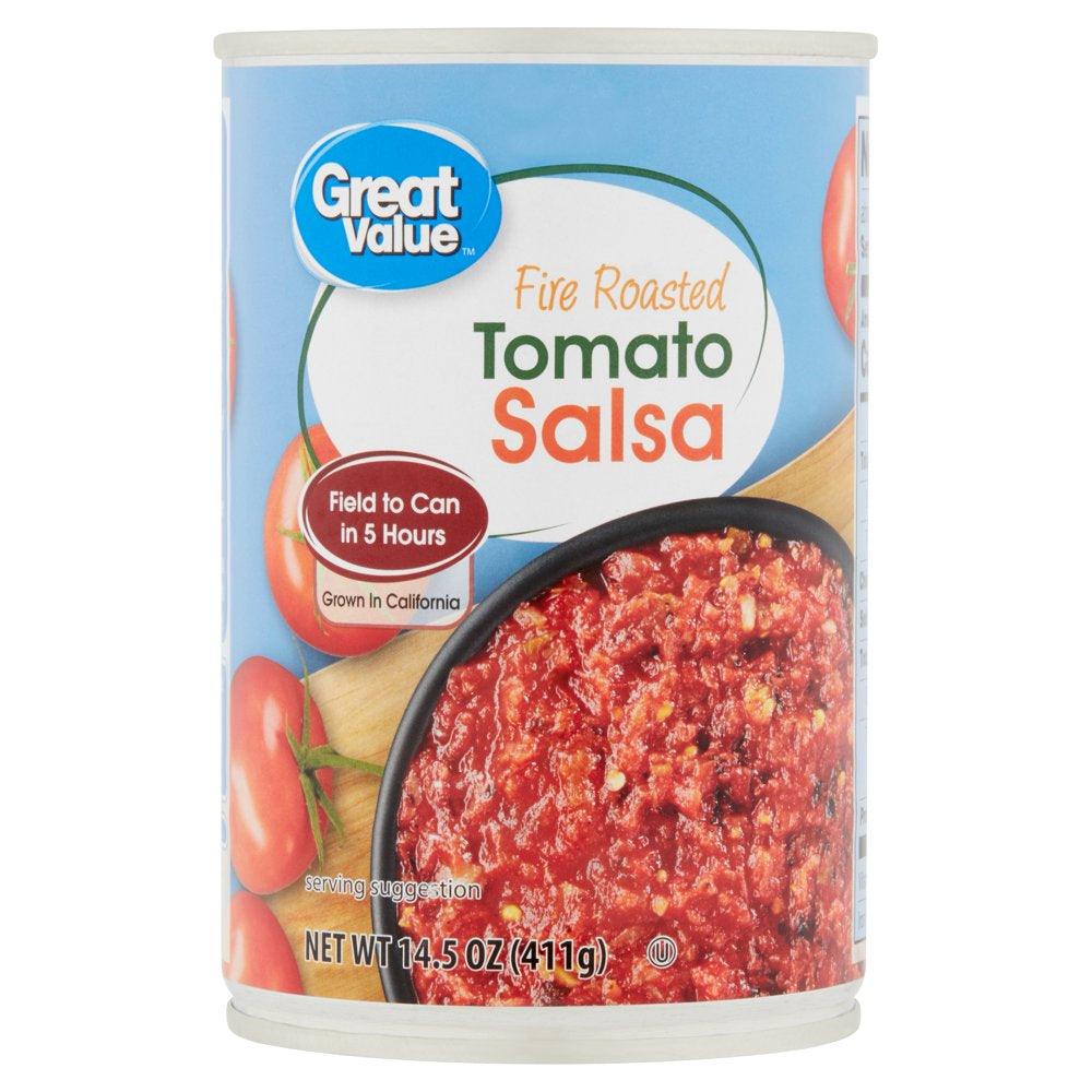 Great Value Fire Roasted Tomato Salsa, 14.5 Oz