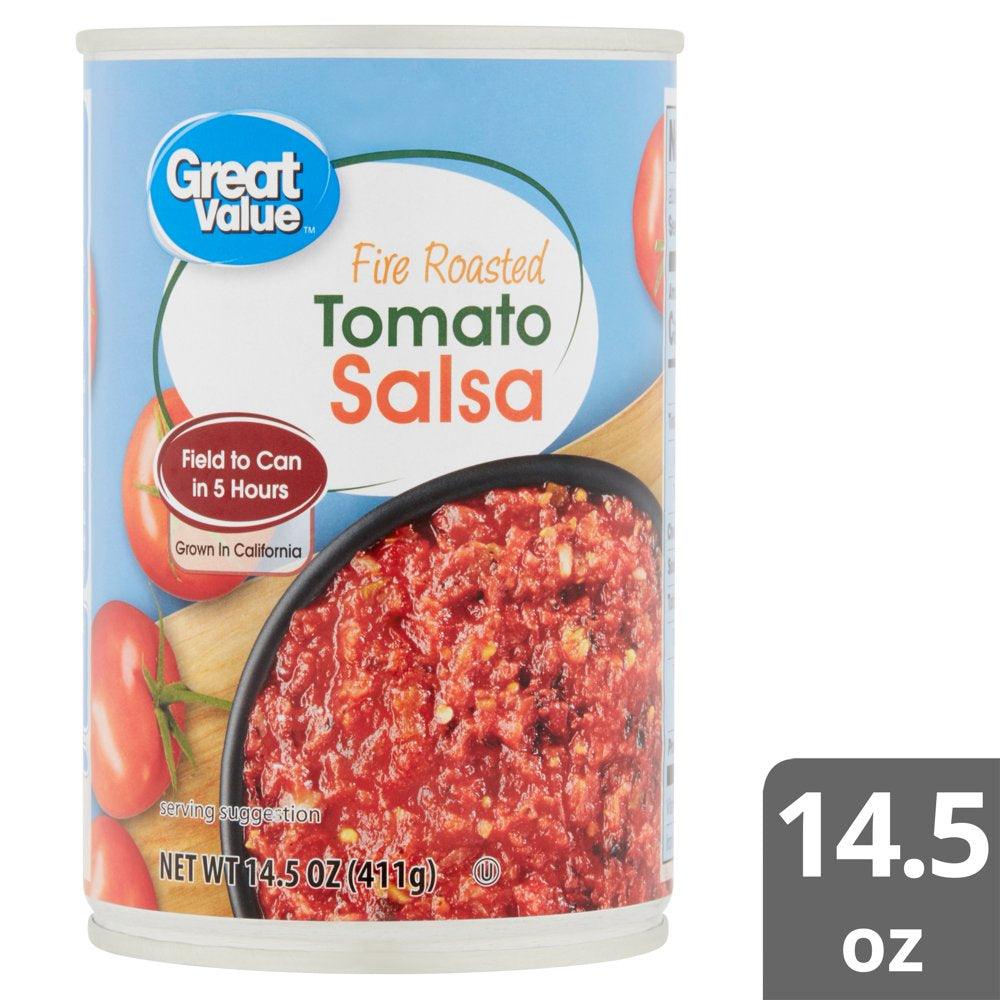 Great Value Fire Roasted Tomato Salsa, 14.5 Oz