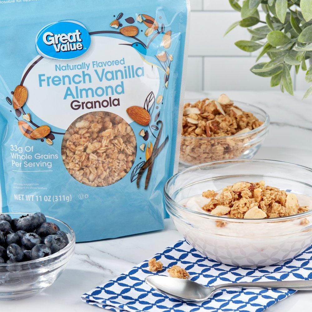 Great Value French Vanilla Almond Granola, 11 Oz