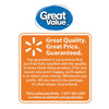 Great Value Fruit & Cream Variety Instant Oatmeal Value Pack, 1.05 Oz, 20 Packets