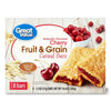 Great Value Fruit & Grain Breakfast Bars, Cherry, 10.4 Oz, 8 Count