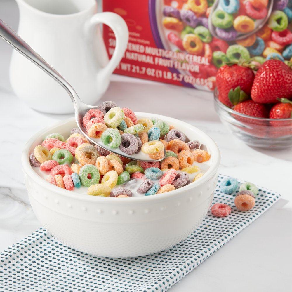 Great Value Fruit Spin Loops, Breakfast Cereal, 21.7 Oz