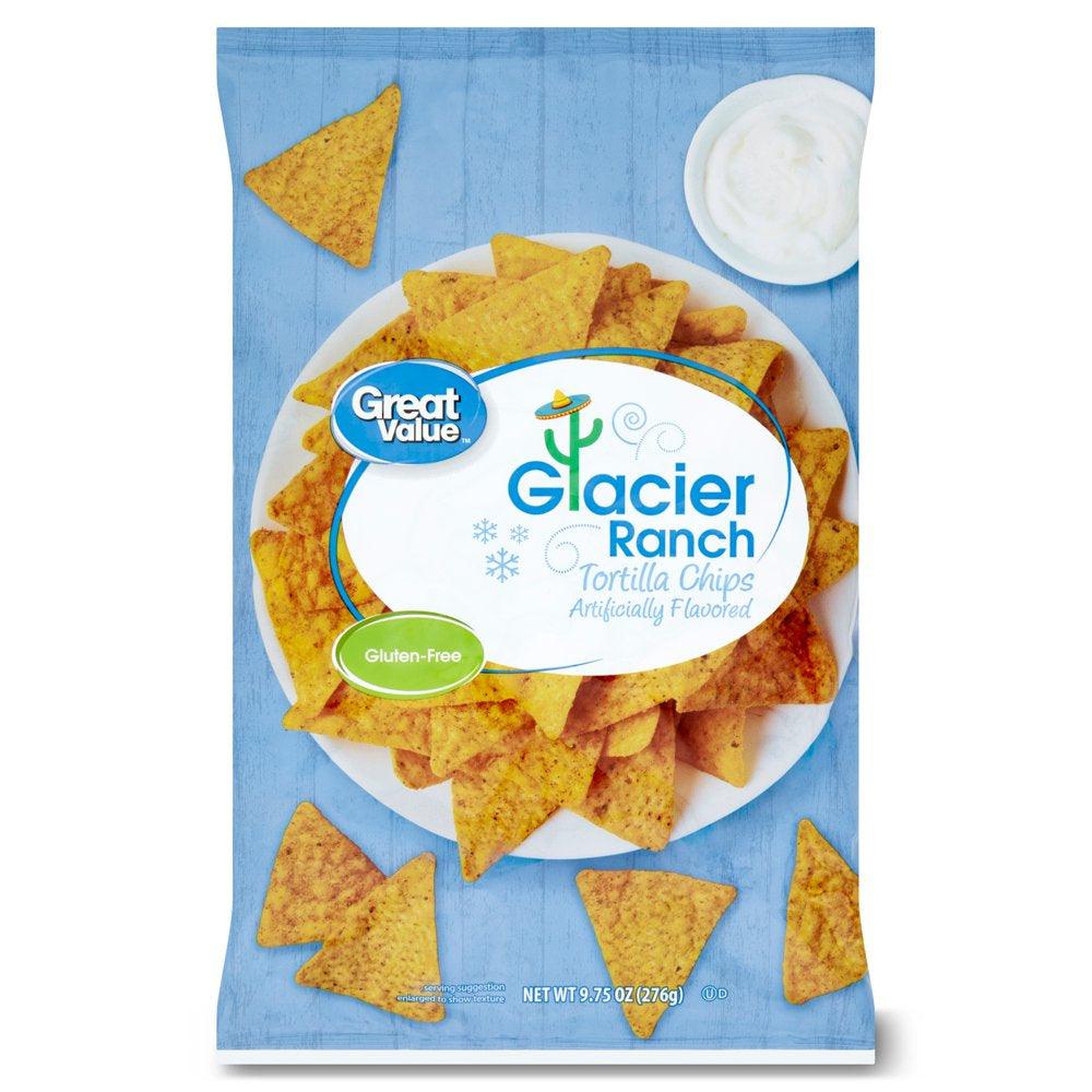 Great Value Glacier Ranch Tortilla Chips, 9.75 Oz