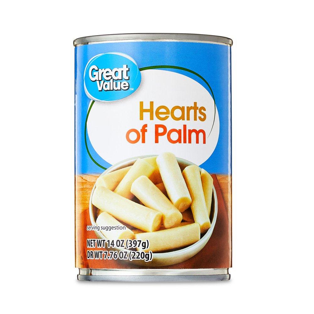 Great Value Hearts of Palm, 14 Oz