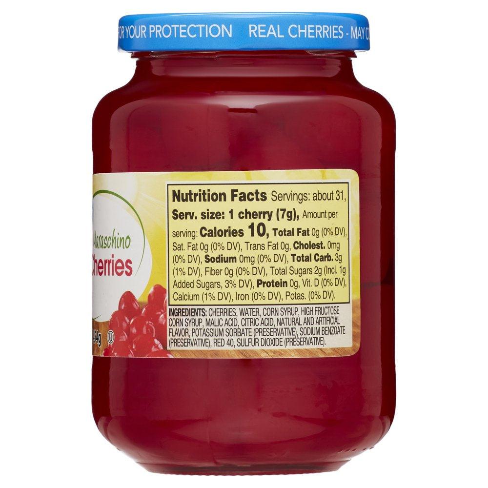 Great Value Maraschino Cherries, 16 Oz