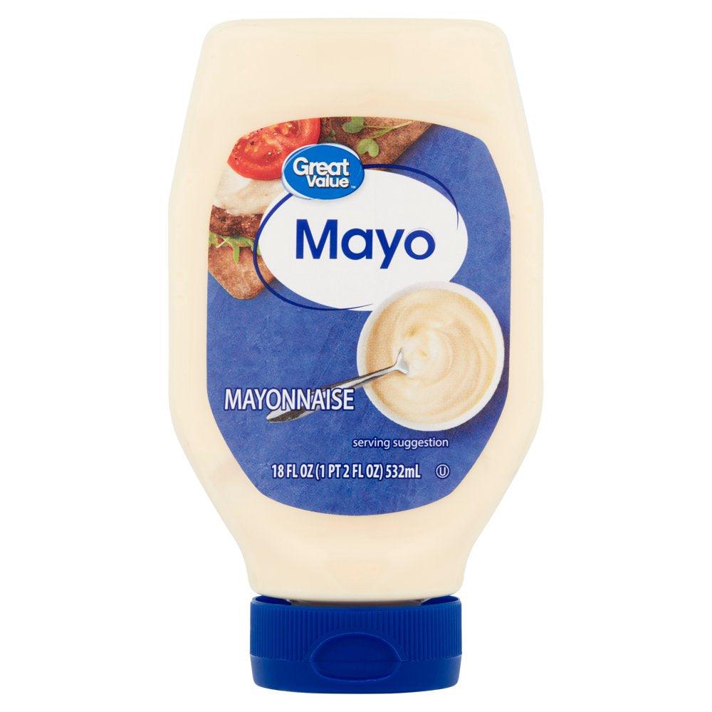 Great Value Mayonnaise, 18 Fl Oz