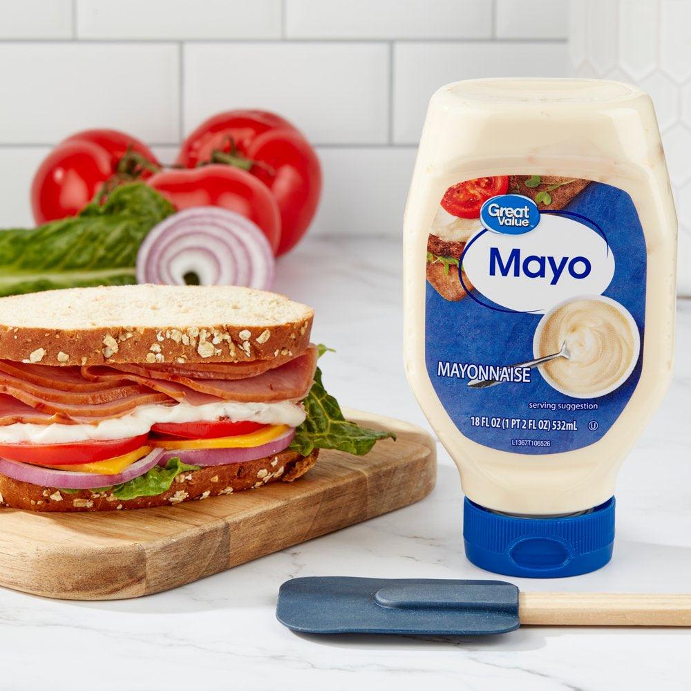 Great Value Mayonnaise, 18 Fl Oz