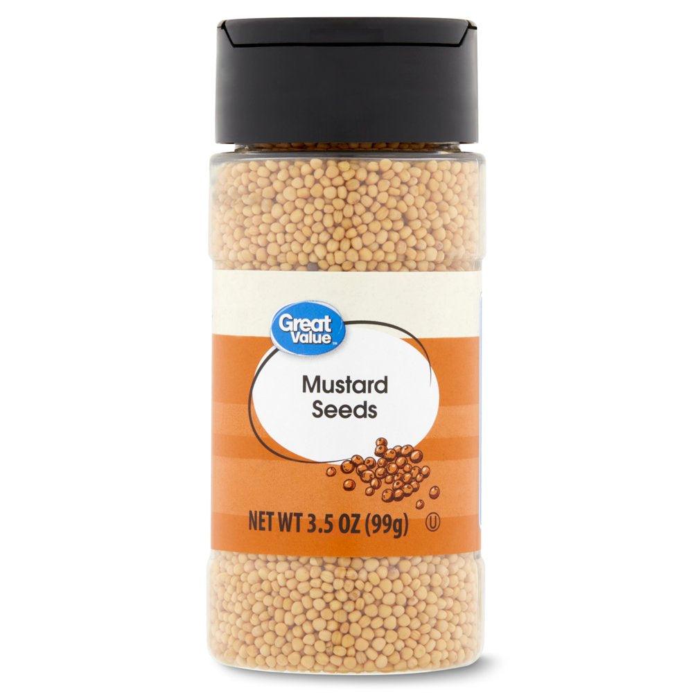 Great Value Mustard Seeds, 3.5 Oz