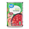 Great Value No Salt Added Diced Tomatoes, 14.5 Oz Can