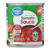 Great Value No Salt Added Tomato Sauce, 8 Oz