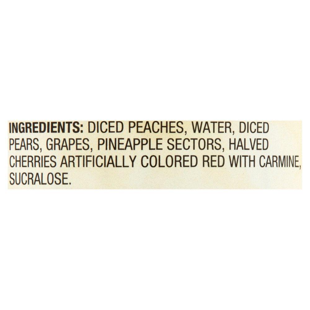 Great Value No Sugar Added Fruit Cocktail in Water, 14.5 Oz