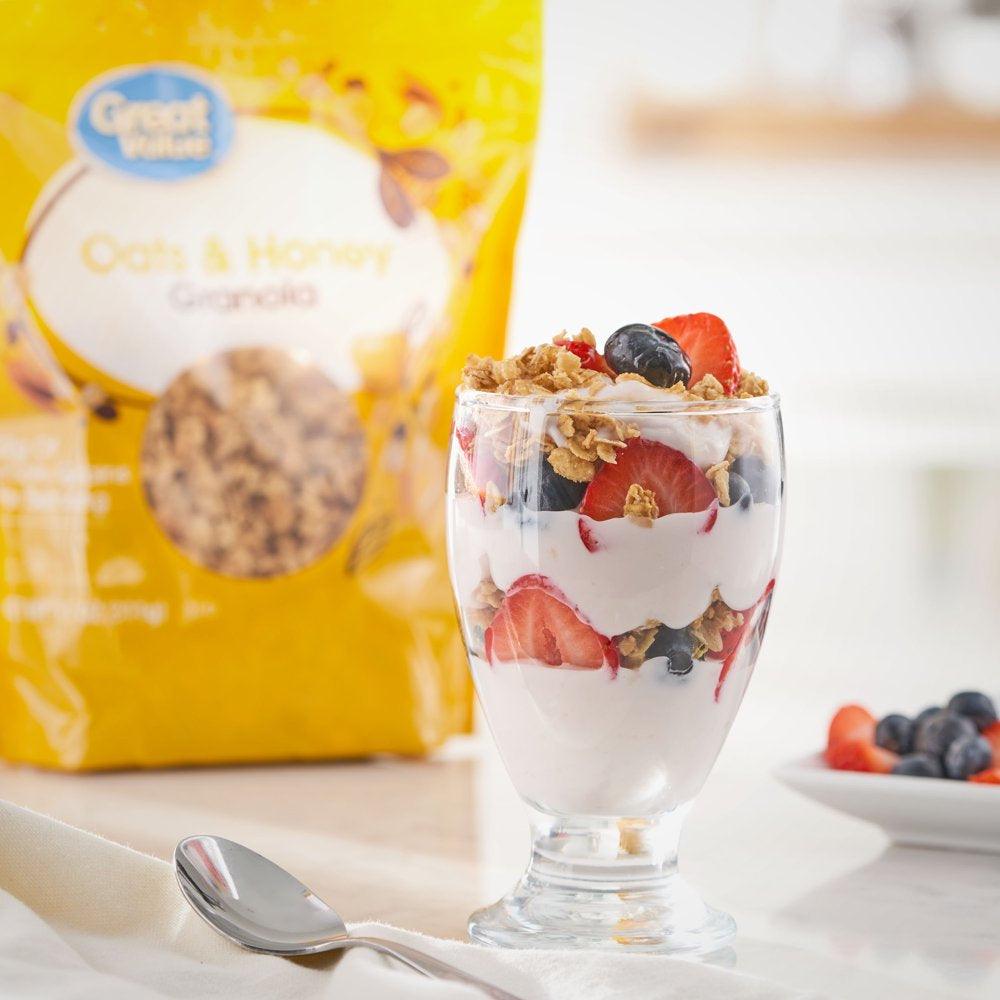 Great Value Oats & Honey Granola, 24 Oz