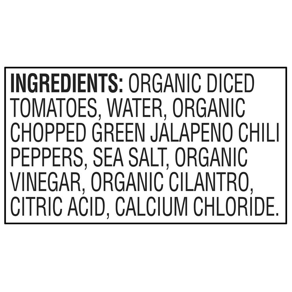 Great Value Organic Diced Tomatoes with Green Chilies, 10 Oz