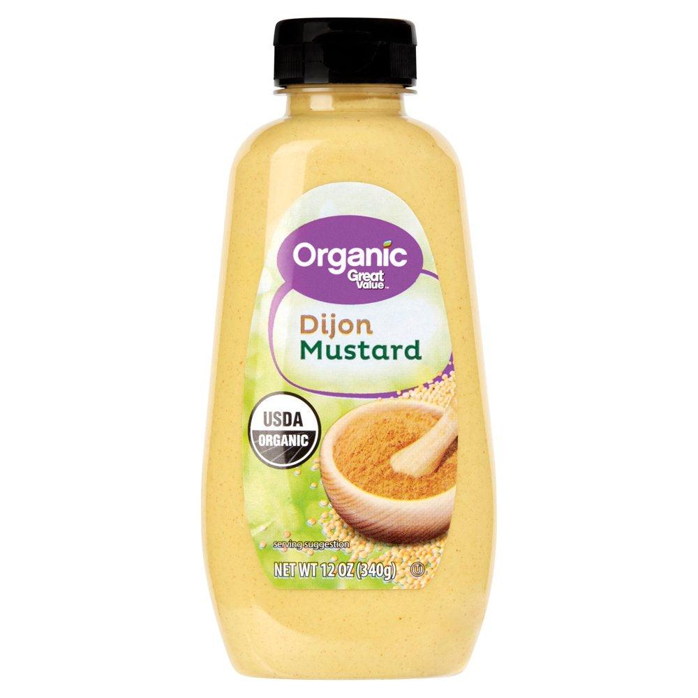 Great Value Organic Dijon Mustard, 12 Oz