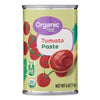 Great Value Organic Tomato Paste, 6 Oz Can