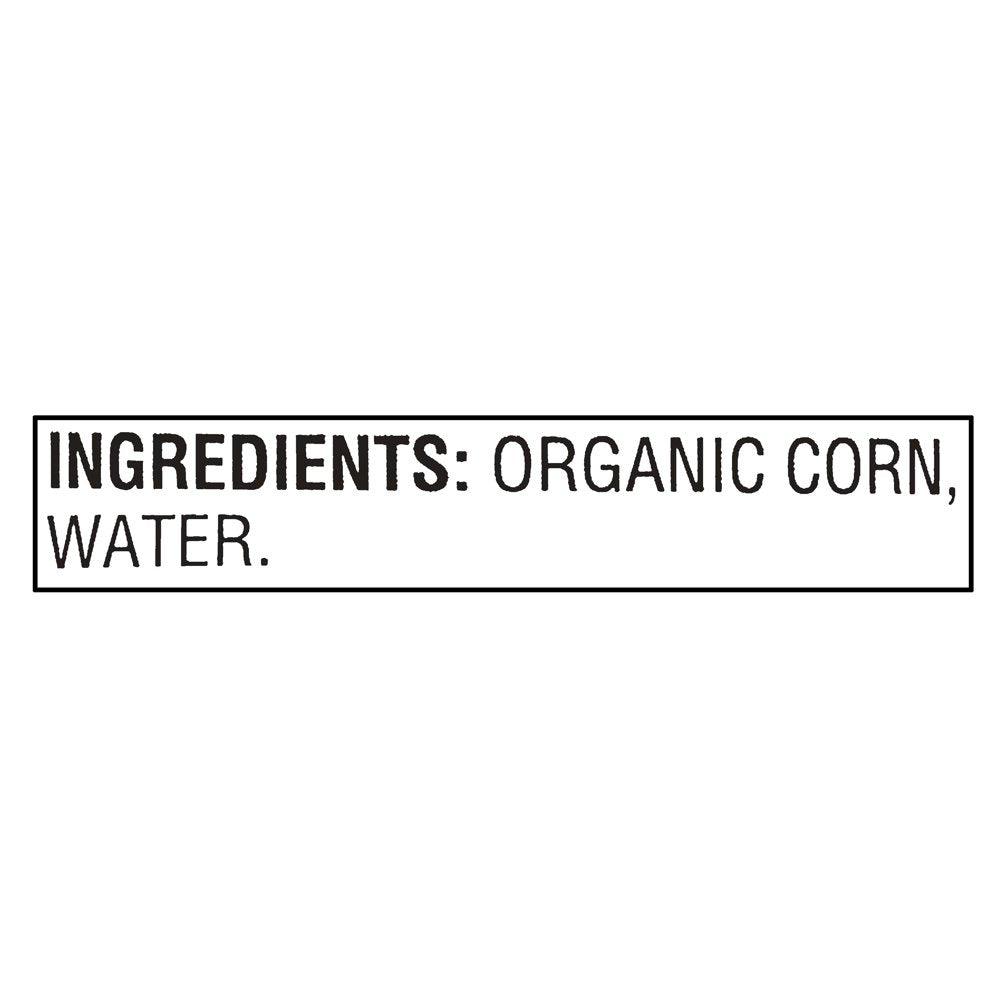 Great Value Organic Whole Kernel Corn, No Salt Added, 15 Oz