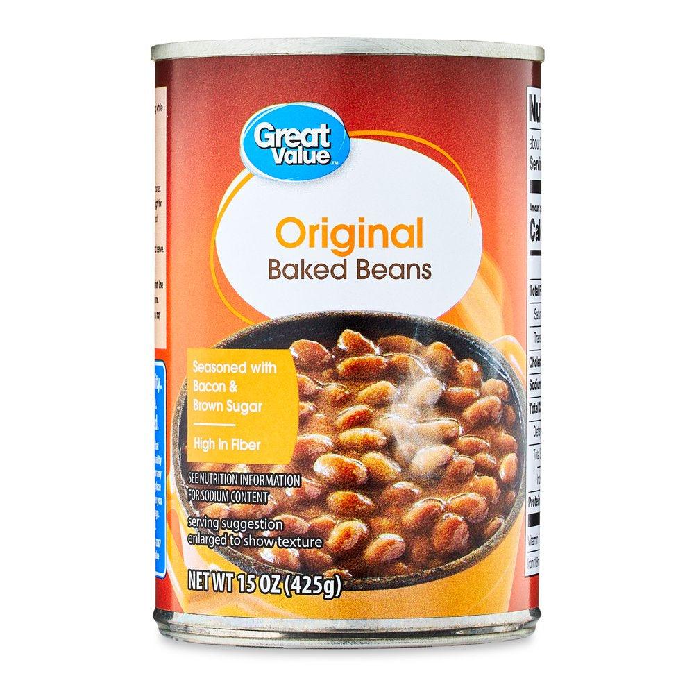 Great Value Original Baked Beans, 15 Oz Can