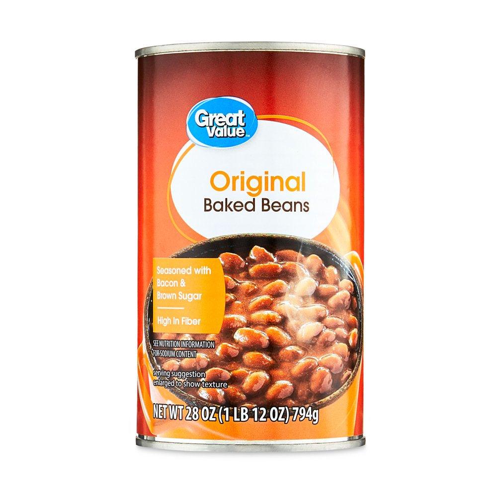 Great Value Original Baked Beans, 28 Oz