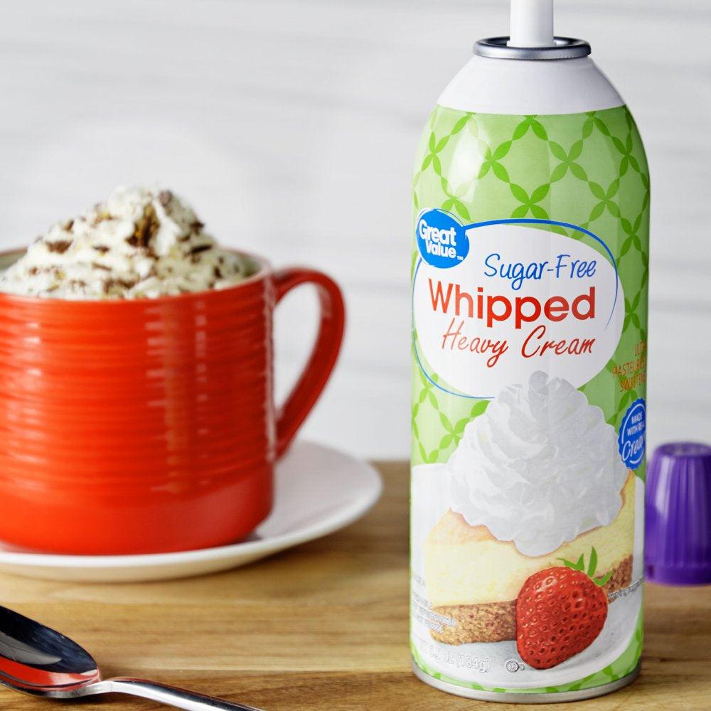 Great Value Original Sugar Free Whipped Topping, 6.5 Oz