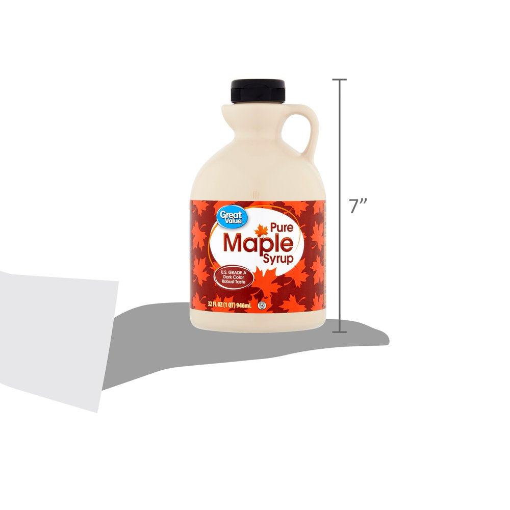 Great Value Pure Maple Syrup, 32 Fl Oz