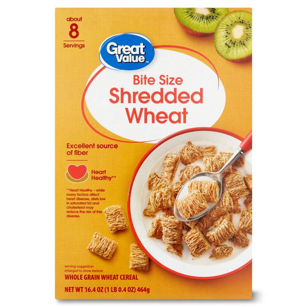 Great Value Shredded Wheat Cereal, 16.4 Oz