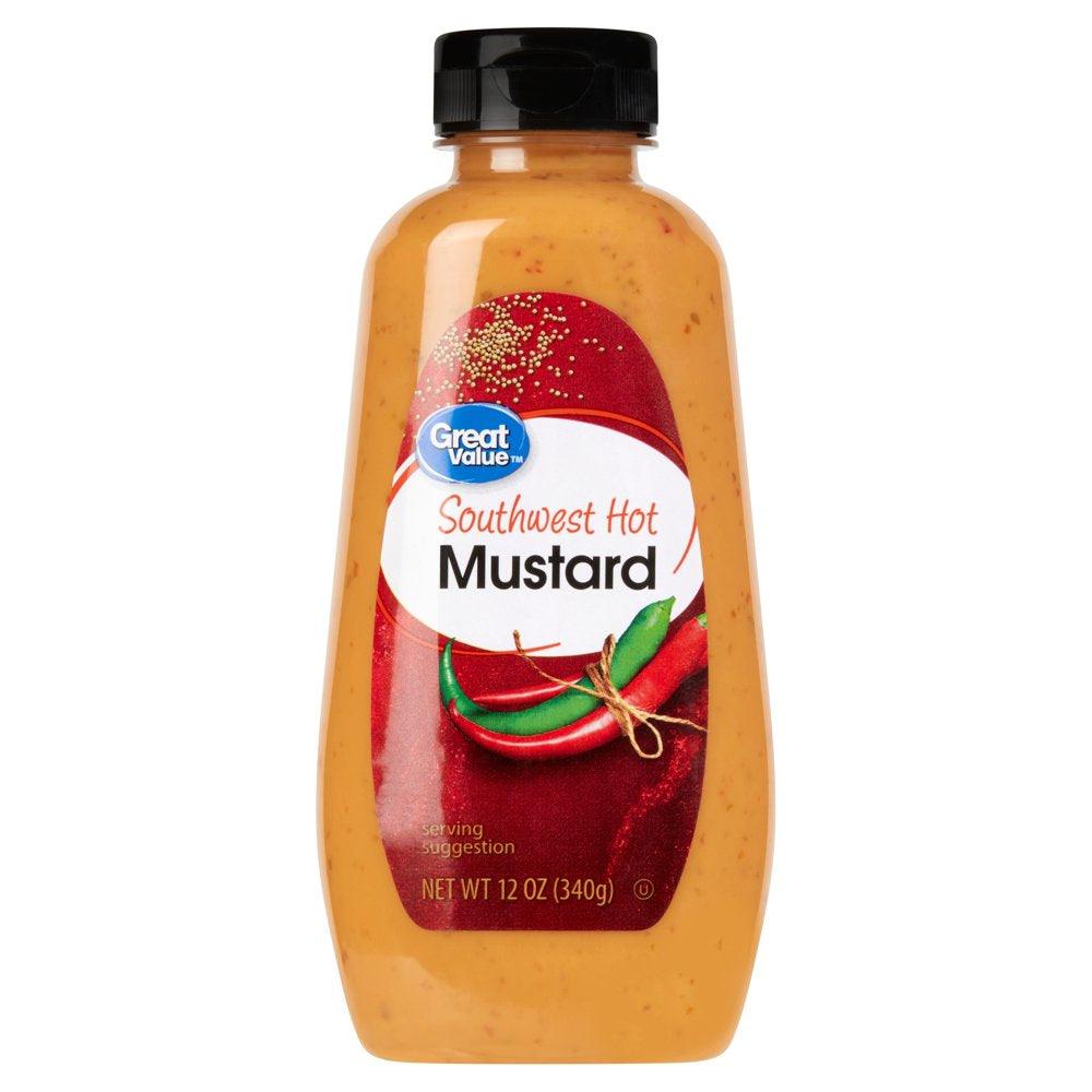 Great Value Southwest Hot Mustard, 12 Oz