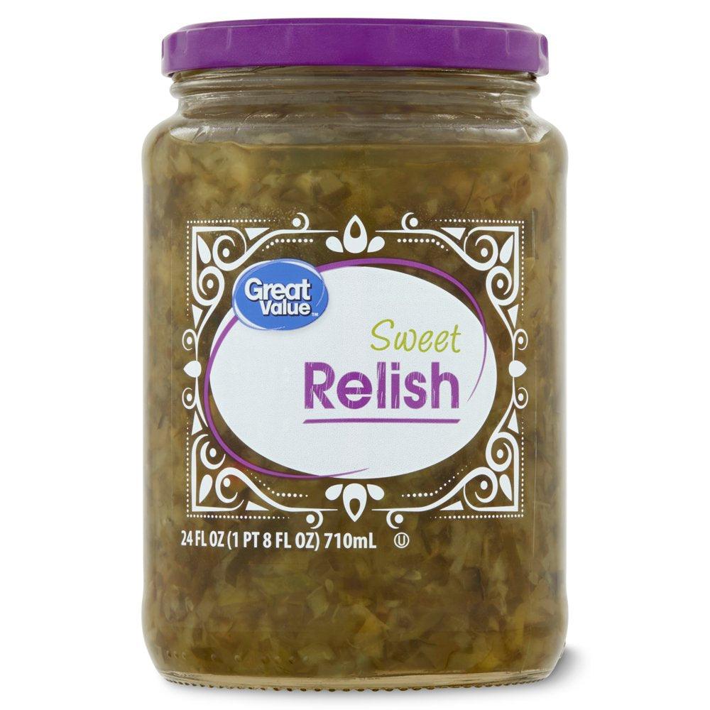 Great Value Sweet Relish, 24 Fl Oz