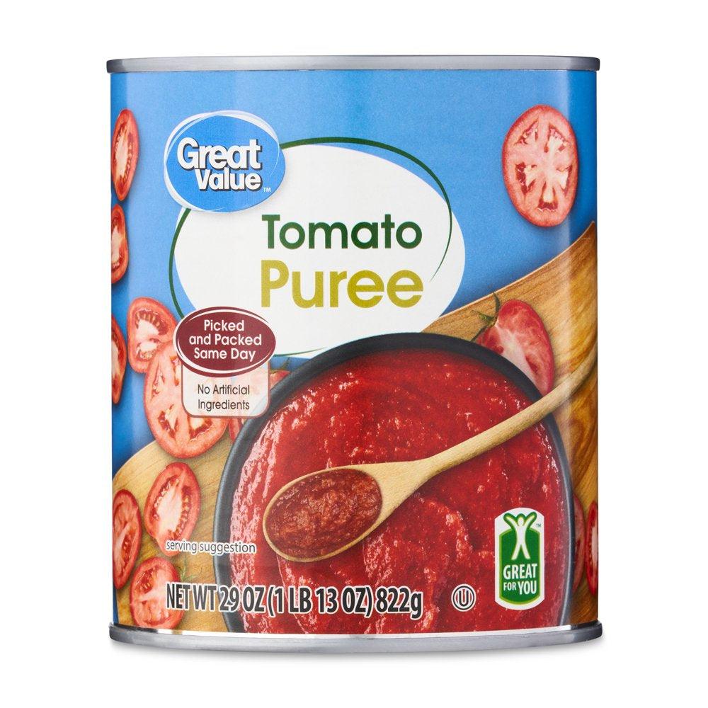 Great Value Tomato Puree, 29 Oz