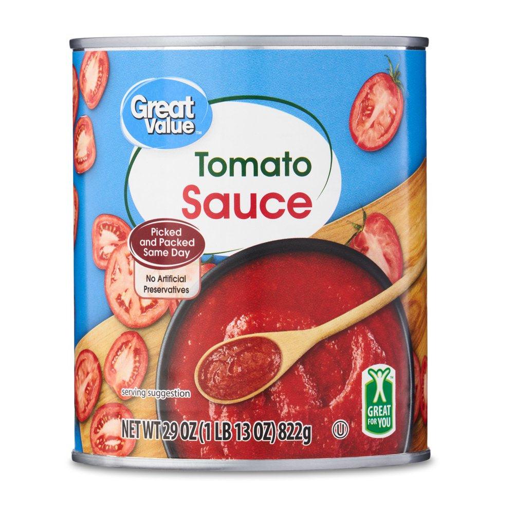 Great Value Tomato Sauce, 29 Oz