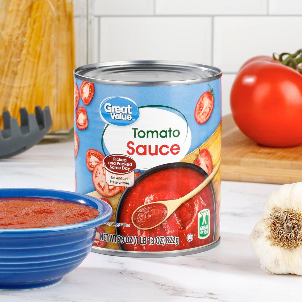 Great Value Tomato Sauce, 29 Oz